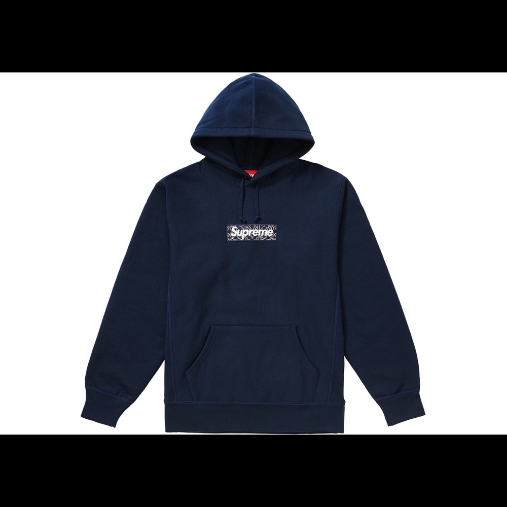 Supreme Bandana Box Logo Navy